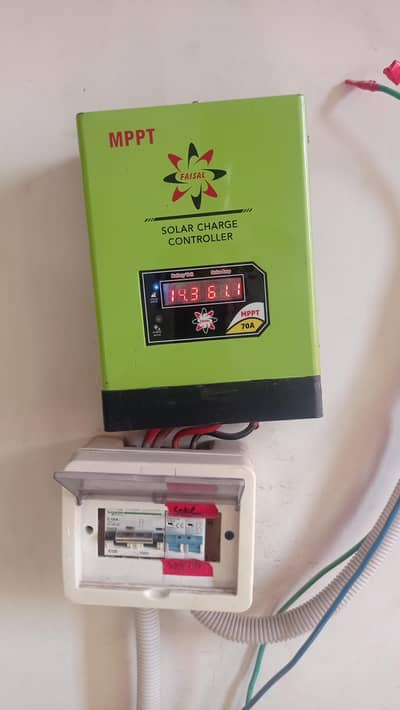 faisal mppt working 2 solar panel 585 watt 1 kw