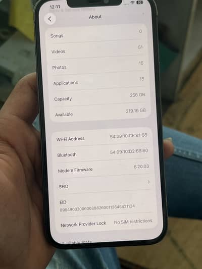 iphone 12promax 256Gb factory unlock