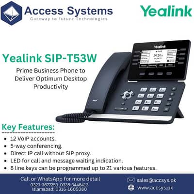 IP Phones Grandstream 2130 | Cisco SPA525| Yealink T41S | 0335-3448413