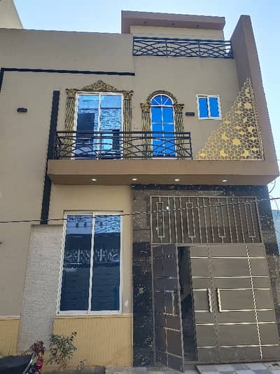 3 Marla Double Storey House Fr Sale Brand New Home Ideal And Hot Loction Carpet Road Water Electricity Gas Available Gated Society