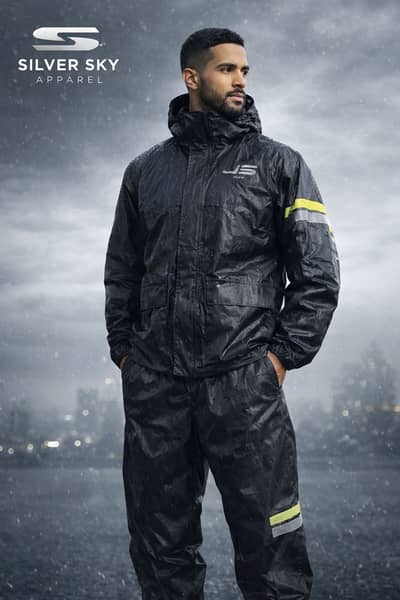 JS Rain Jacket & Trouser Set ,100% Waterproof | Sealed Seams