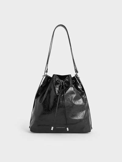 Neva Two-Way Bucket Bag - Noir