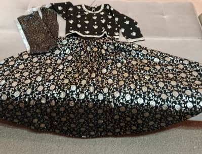 black and silver jamawar lehnga, Kurti, dupatta party wear, wedding