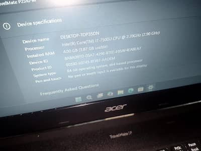 core i7 generation 7 4gb RAM NVM 128gb