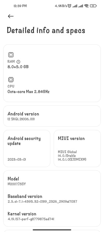xiaomi 10t 8/128gb official Pta