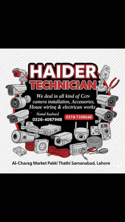 we installed all type of camera