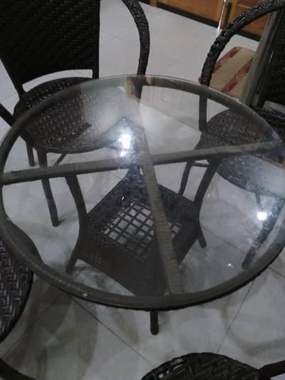 Chairs with table for sale