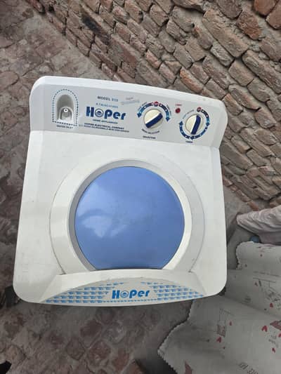 Hoper washing machine