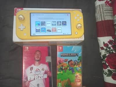 Nintendo switch lite with games read description
