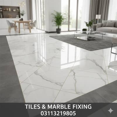 tiles marbel fixing
