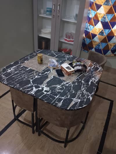 space saving 4 seater Dining Table with lamination top