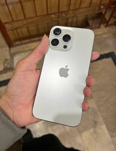 I phone 15 pro max 256 official pta approved complete box