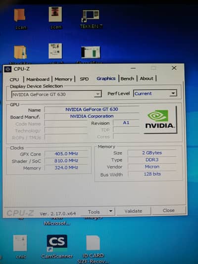NVIDIA GE FORCE GT   630  DDR 3 2GB 128 BIT Condition 10/10