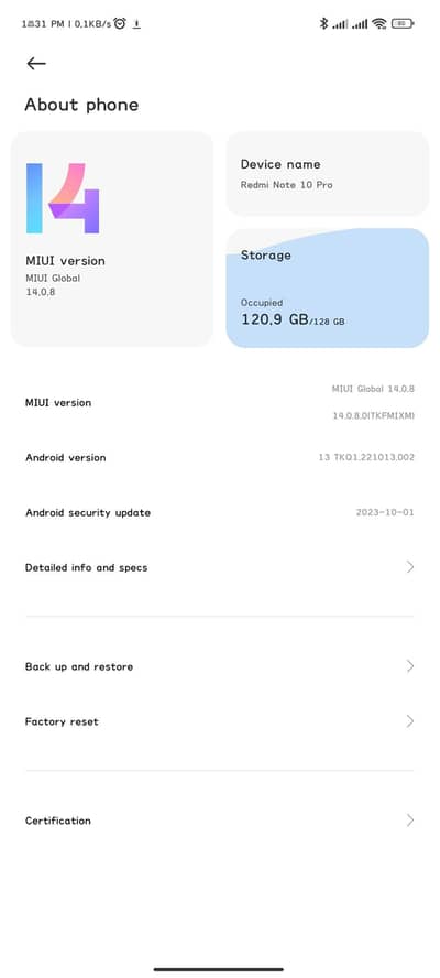 Redmi note 10 pro