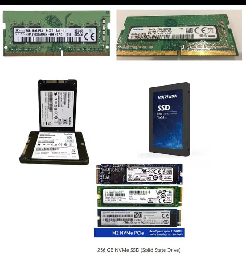 Laptop Rams ddr4 and NVME and SSd available - Computer & Laptop ...