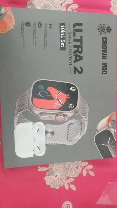 Smart watch ultra 2 with 7 straps