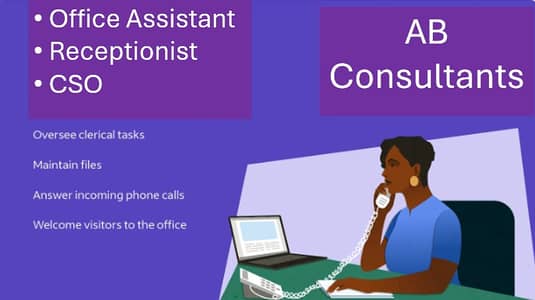 Female Staff Require- Receptionist. CSO. Office Assistant.
