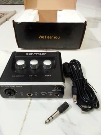 Behringer U-Phoria UM2 2-channel USB Audio Interface