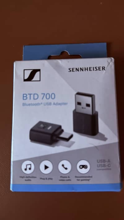 Sennheiser BTD 700 Bluetooth USB Dongle - aptX Lossless like New