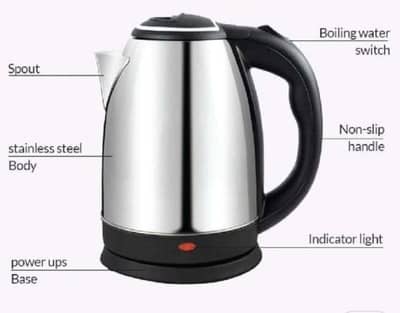 Electric Kettle Stainless Steel 2 Litre (Brand New)