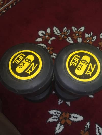 Dumbbell 6kg pair