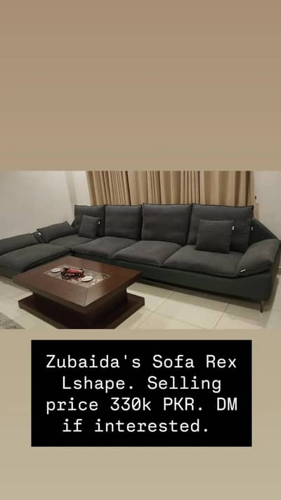 Zhome (Zubaida's) Lshape Rex sofa