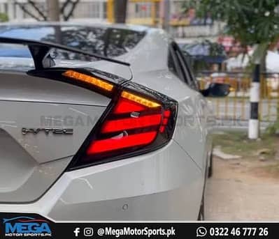 Honda civic x mugen back lights