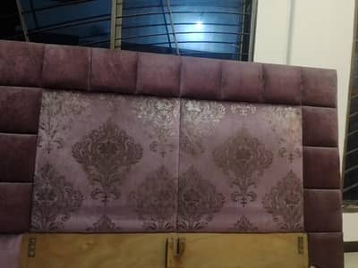 bed set king size heavy wooden structure good condition