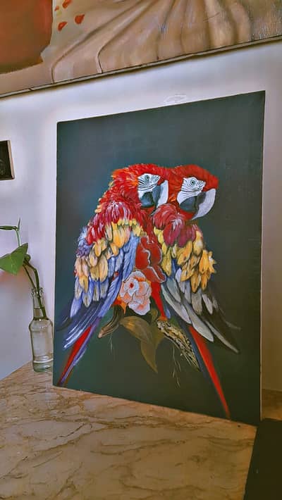 Original oil painting on canvas vernished