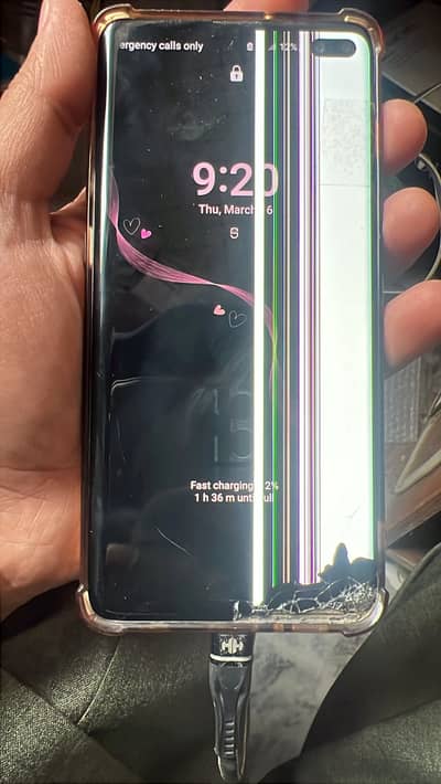 samsung s10 plus 4g non pta ha panal toota huwa ha patch ho jy ga