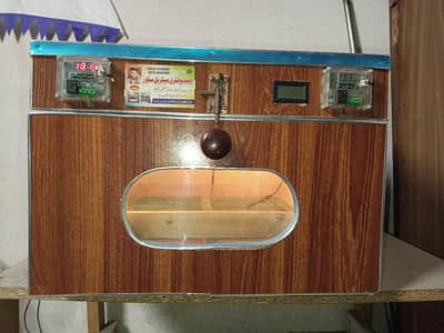 AC DC manual incubator 60 eggs capacity only 2 time used