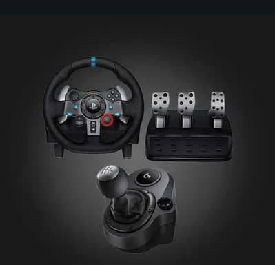 Logitech g29 steering wheels padal shifter + gear box