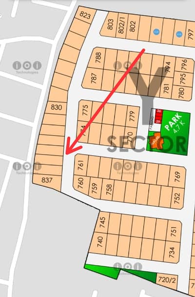 1 Kanal Residential Plot For Sale In Phase 8 Block Y DHA Lahore