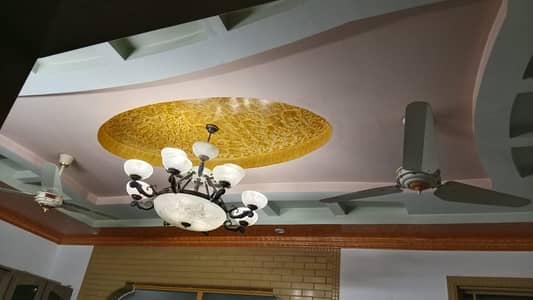 6 marla ground portion for rent in phase 5b with gas water