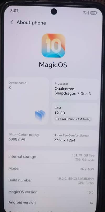 Honor 400 (5G)  Contact on whatsapp