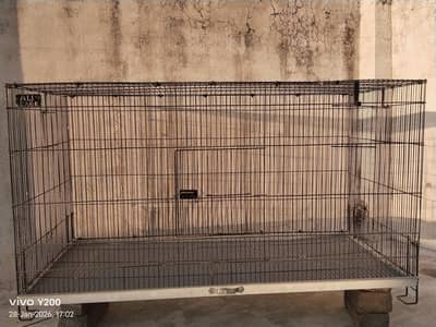 parrot cage.