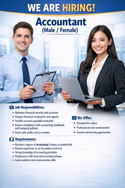 Accountant(Male/Female)