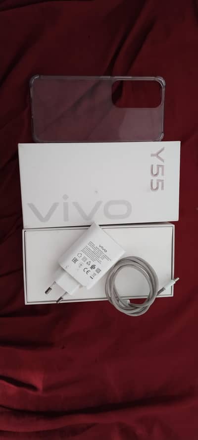 vivo y55 8 128 complete  box