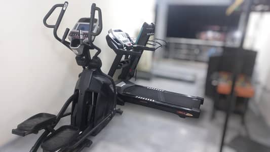 Electric elliptical cross trainer Auto treadmill Exercise machine gym