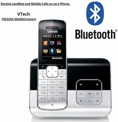 Cordless Phone with Bluetooth, Mobile and Land Calls at one place