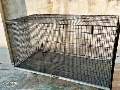 parrot cage.
