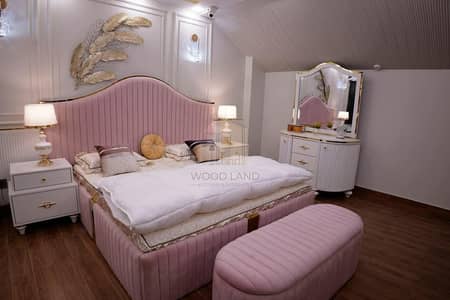 Pink Tufted Bed Set