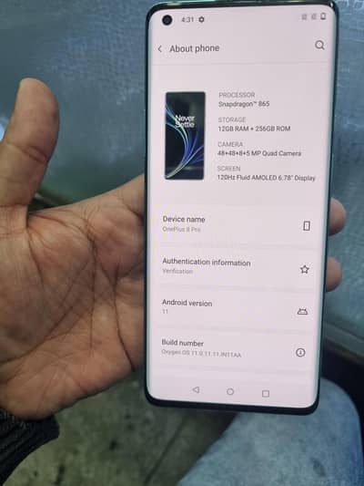one plus 8 pro 12/256