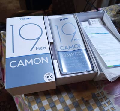 Full warrantee available 13 month tecno camon 19 neo 6.6. 128