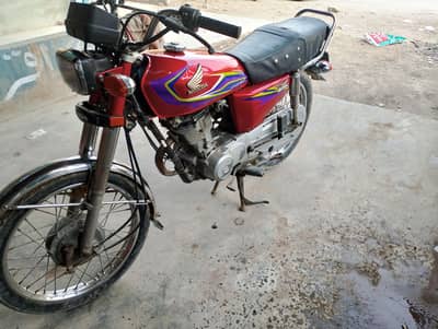 honda CG 125cc model 2017 nawabshah registration
