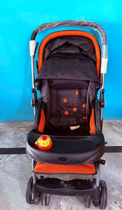 Baby Stroller Pram – Imported | Comfortable | Smooth Wheels
