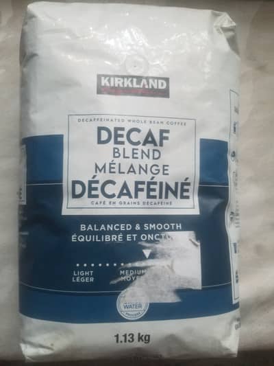 Coffee Beans Decaffenated Medium Roast. O3244833221