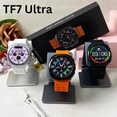 TF7 Ultra Smart Watch | Metal Body, AMOLED Display, Bluetooth Calling