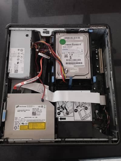 Dell computer with computer table