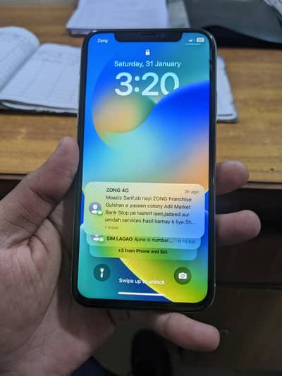 IPHONE X PTA APPROVED only call 03104640012 urgent sale